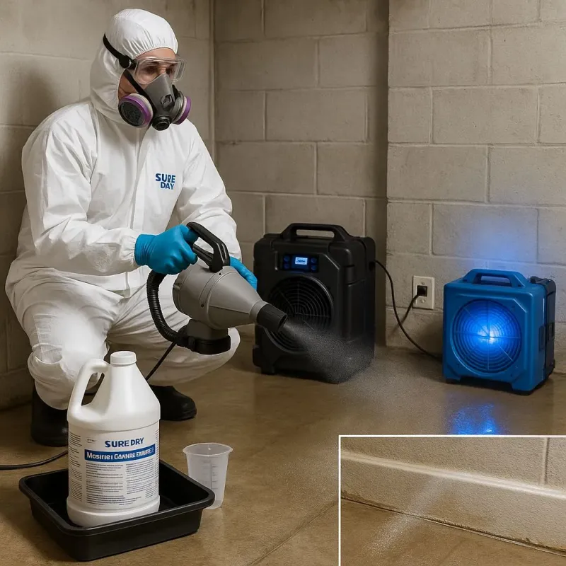Sanitization and Odor Removal process in Saxonburg, PA