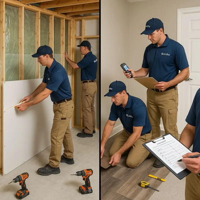 Repairs and Reconstruction process in Saxonburg, PA
